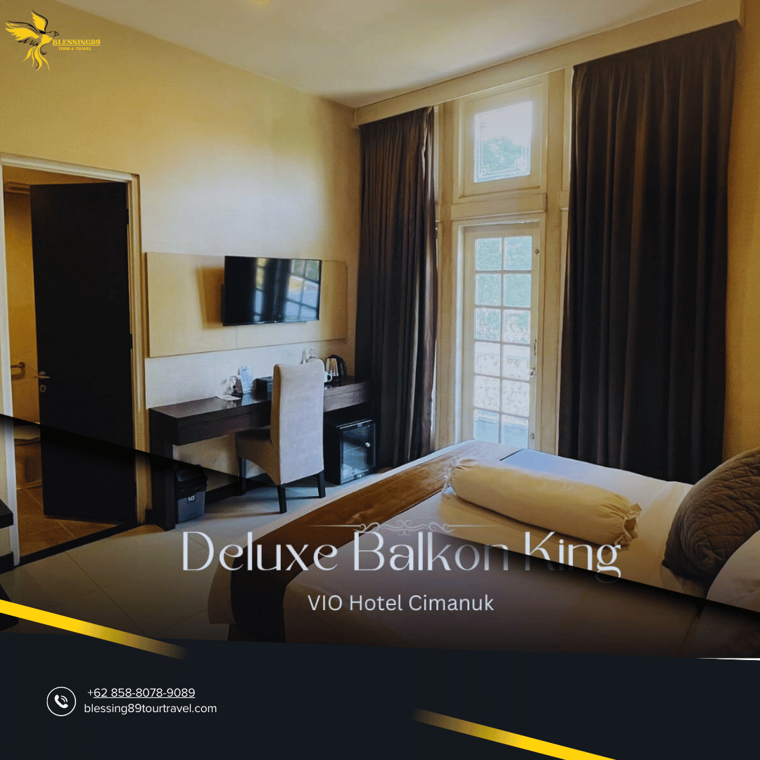 Vio Hotel Cimanuk - Tipe Kamar Deluxe Balkon King