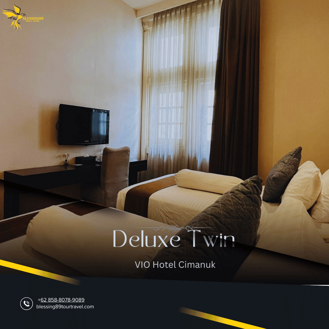 Vio Hotel Cimanuk - Tipe Kamar Deluxe Twin