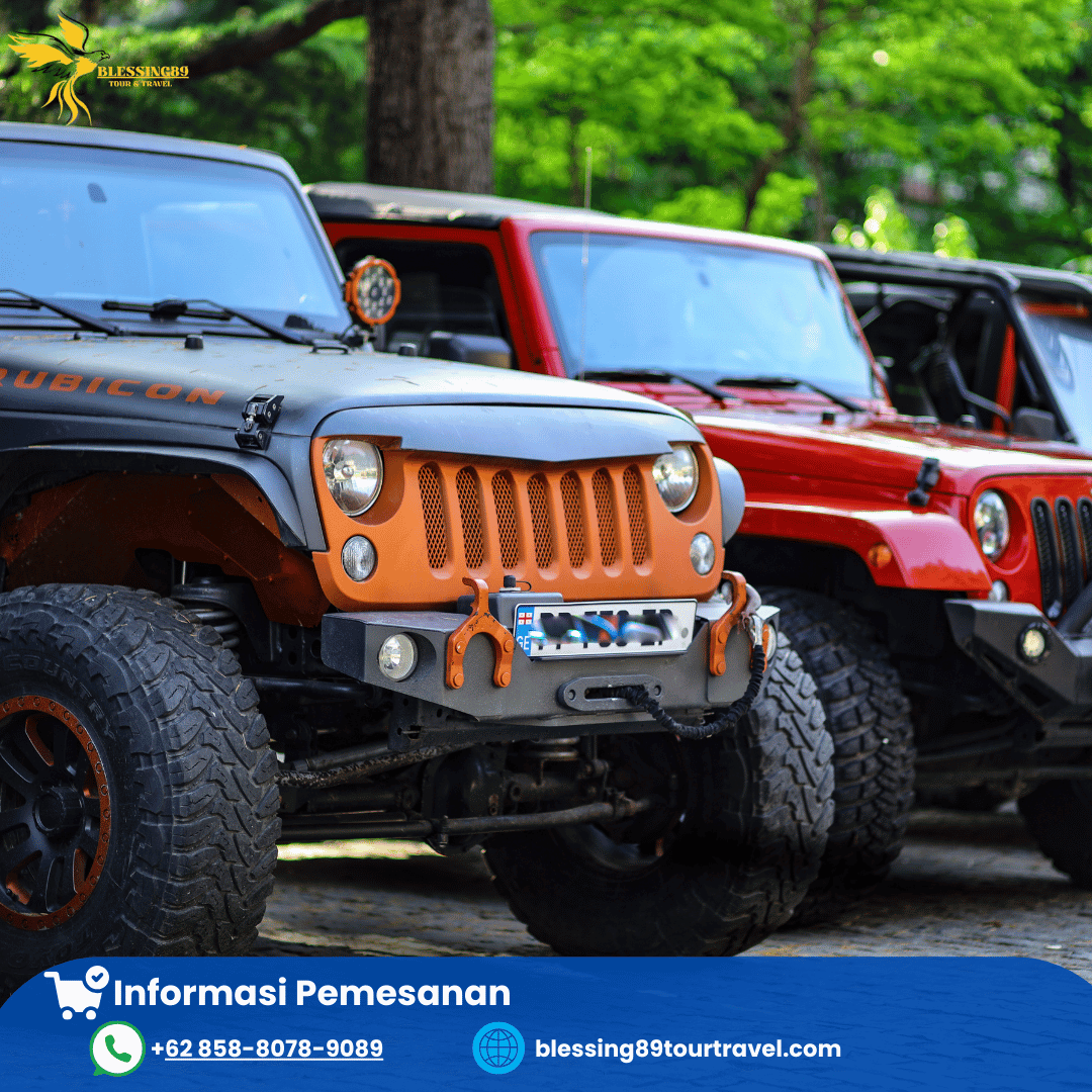 Paket wisata Jeep Bukit Pengulon-Banyu Tibo-Pantai watu lumbung
