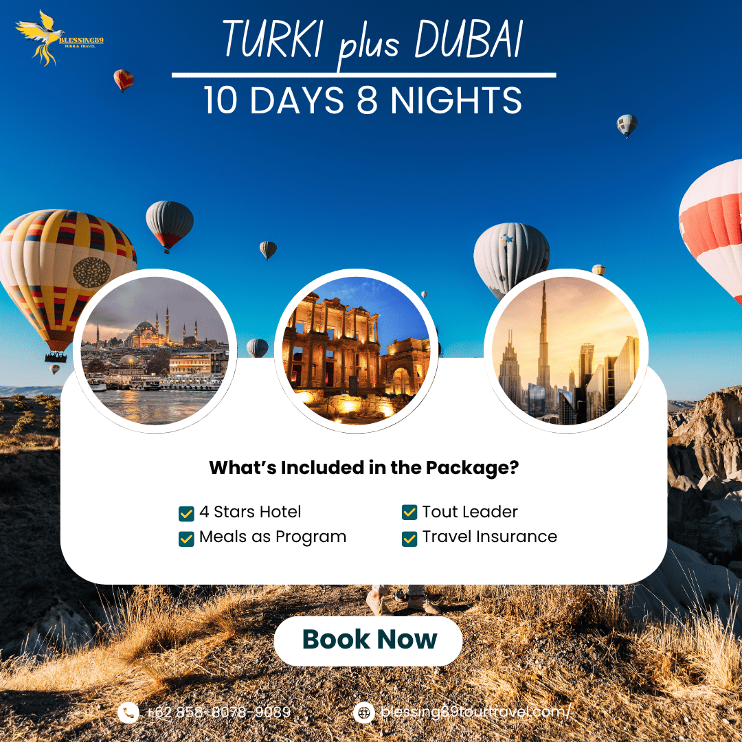 10 Hari 8 Malam Turki plus Dubai