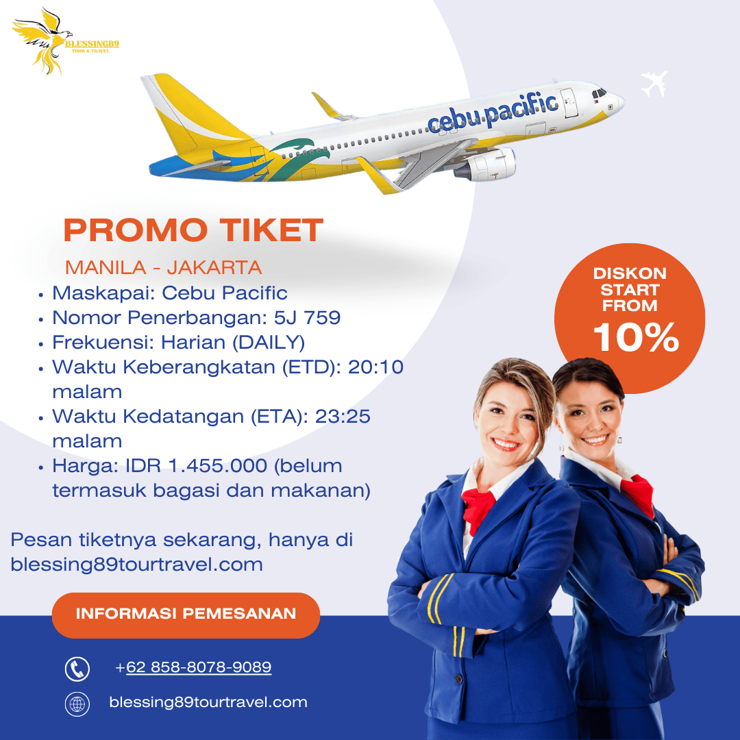 Promo  Tiket Pesawat Manila - Jakarta